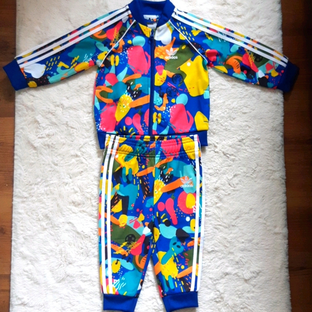 Adidas baby tracksuit 9-12 mths